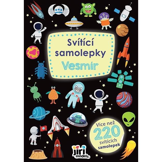 VESMÍR SVÍTÍCÍ SAMOLEPKY