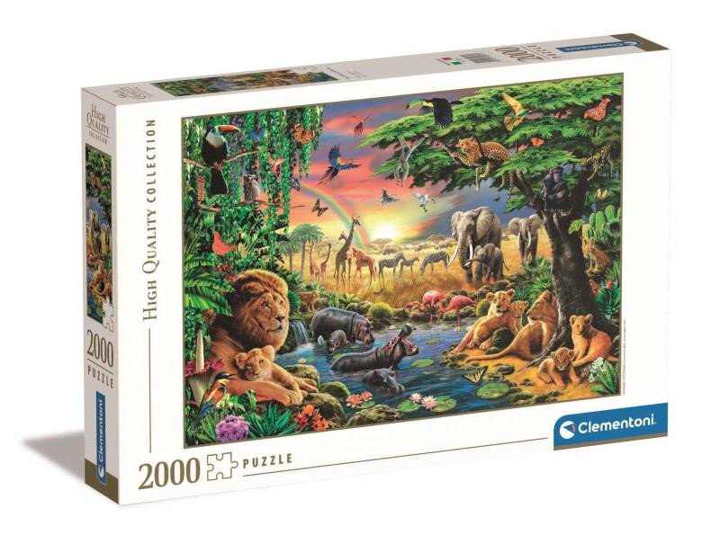 PUZZLE AFRICKÉ SETKÁNÍ/2000 DÍLKŮ