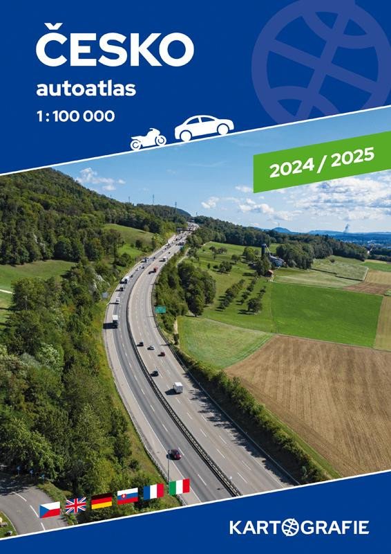 ČESKO 1:100 000 AUTOATLAS (2024/2025)