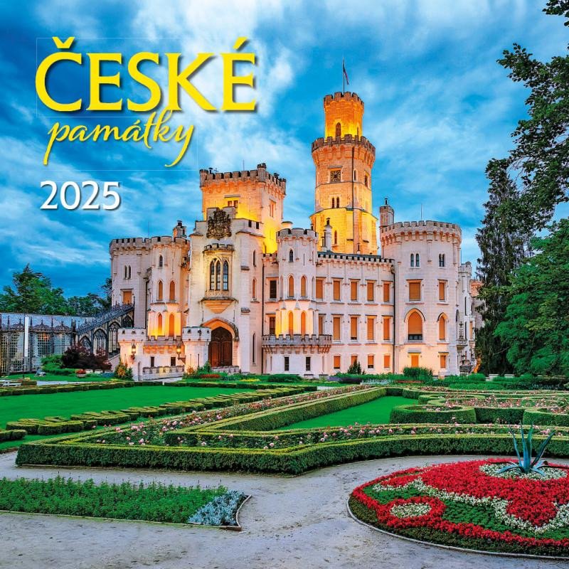 2025 ČESKÉ PAMÁTKY NÁSTĚNNÝ