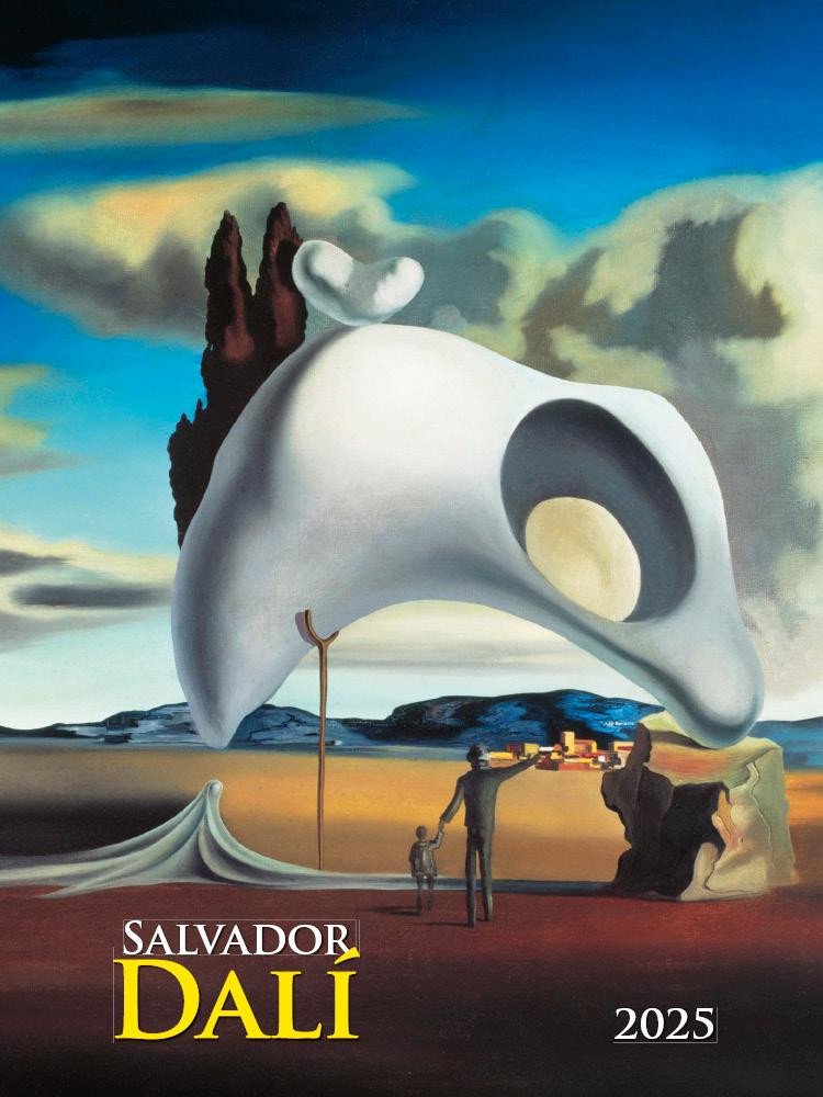 NÁSTĚNNÝ KALENDÁŘ 2025 SALVADOR DALÍ