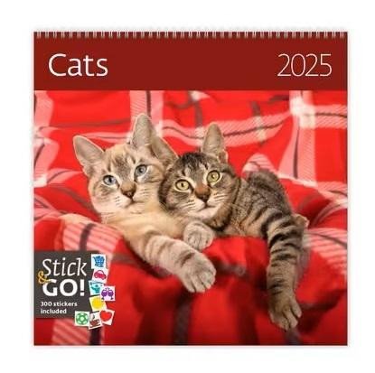 NÁSTĚNNÝ KALENDÁŘ 2025 CATS