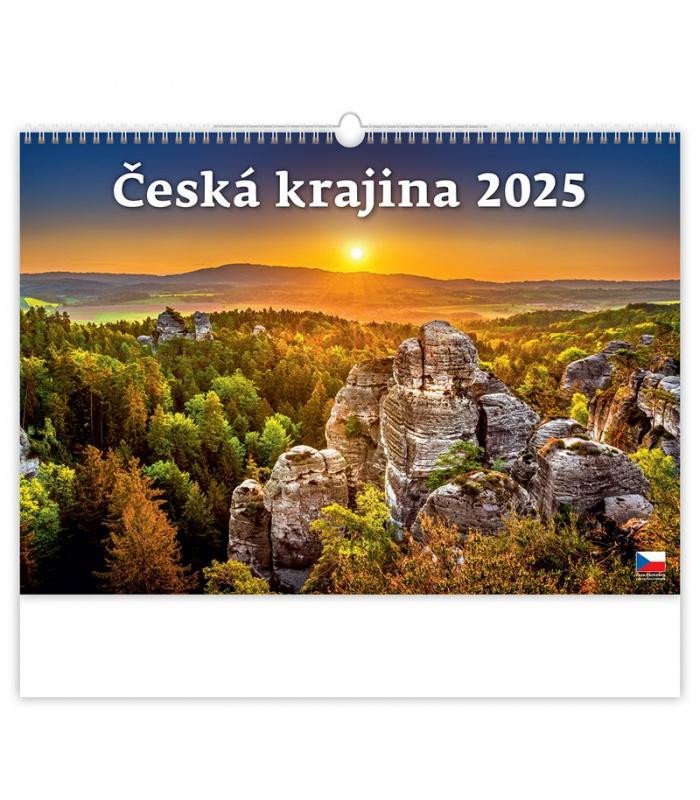 NÁSTĚNNÝ KALENDÁŘ 2025 ČESKÁ KRAJINA