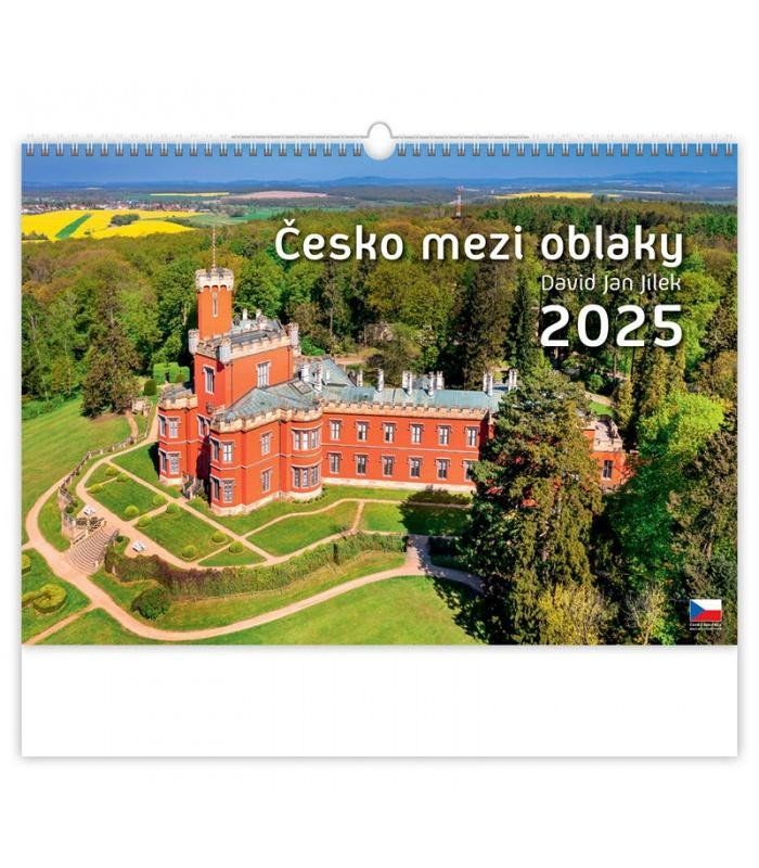 NÁSTĚNNÝ KALENDÁŘ 2025 ČESKO MEZI OBLAKY