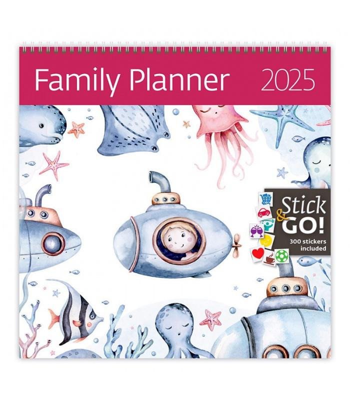 2025 FAMILY PLANNER NÁSTĚNNÝ