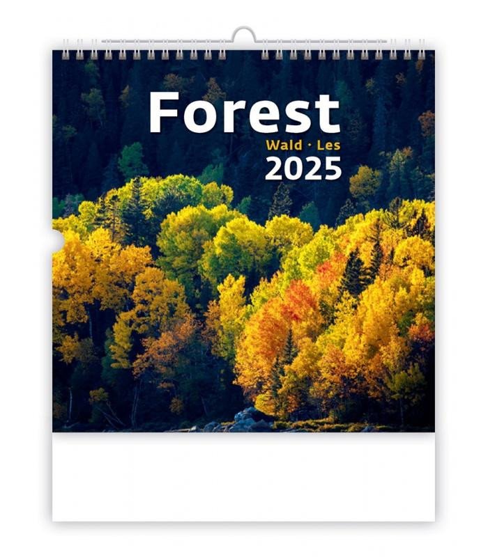 NÁSTĚNNÝ KALENDÁŘ 2025 FOREST