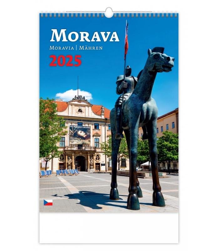 NÁSTĚNNÝ KALENDÁŘ 2025 MORAVA