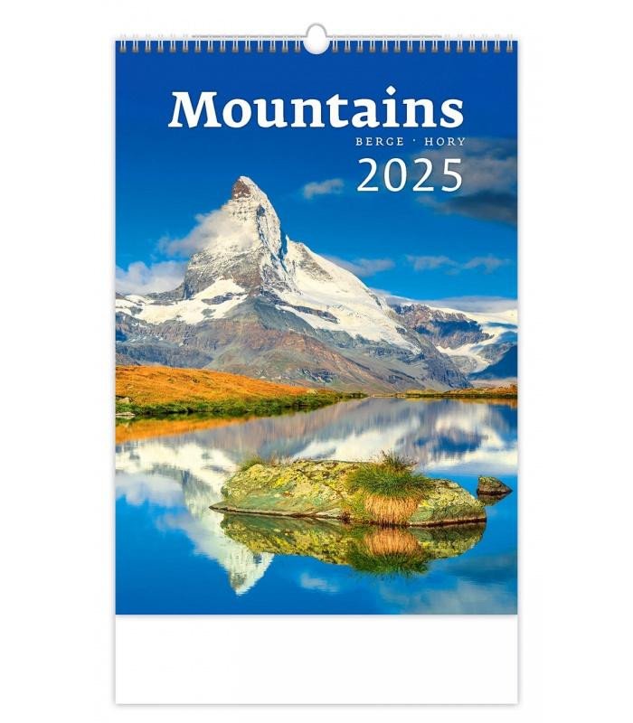 NÁSTĚNNÝ KALENDÁŘ 2025 MOUNTAINS