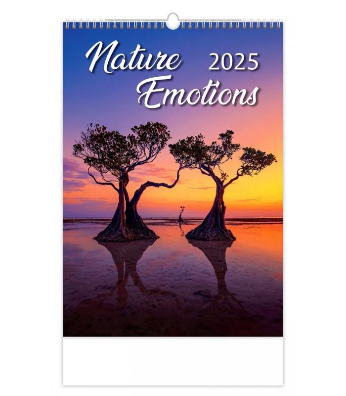 NÁSTĚNNÝ KALENDÁŘ 2025 NATURE EMOTIONS