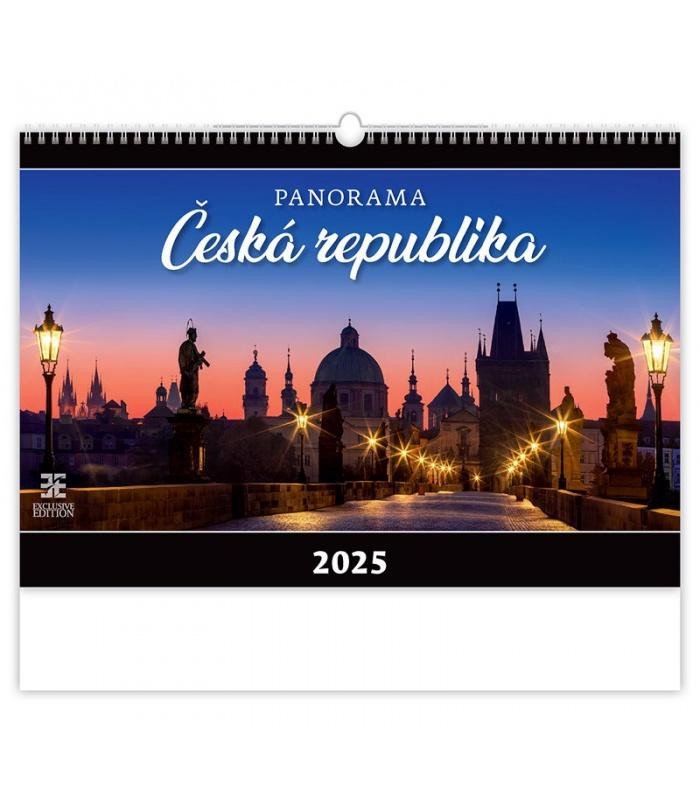 NÁSTĚNNÝ KALENDÁŘ 2025 PANORAMA ČESKÁ REPUBLIKA