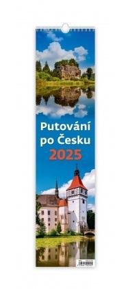 NÁSTĚNNÝ KALENDÁŘ 2025 PUTOVÁNÍ PO ČESKU [VÁZANKA]