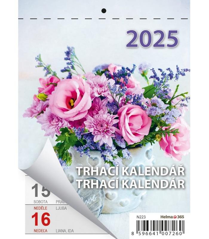 KALENDÁŘ NÁST 2025 - TÝDENNÍ TRHACÍ KALE