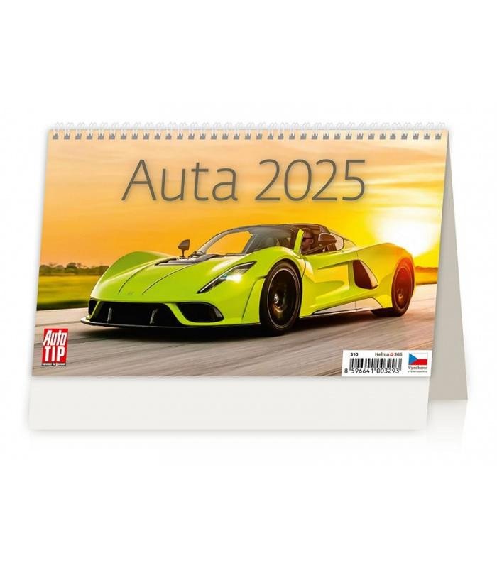 KALENDÁŘ STOL 2025 - AUTA