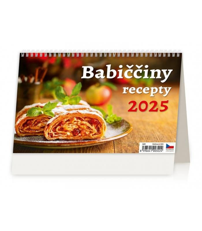 KALENDÁŘ STOL 2025 - BABIČČINY RECEPTY