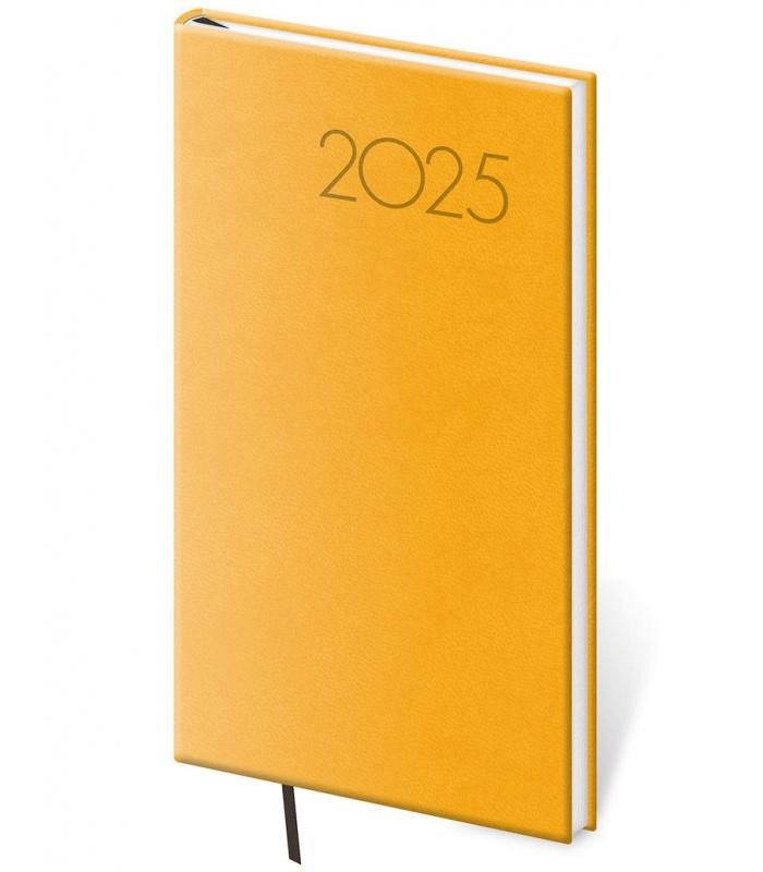 DIÁŘ 2025 PRINT POP TÝDENNÍ KAPESNÍ ŽLUT