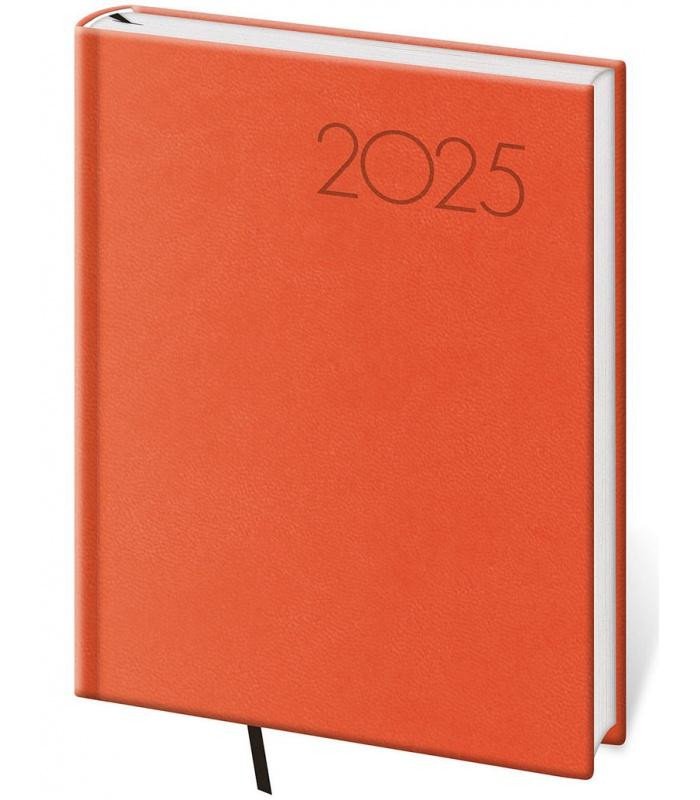 DIÁŘ 2025 PRINT POP DENNÍ B6 ORANŽOVÁ