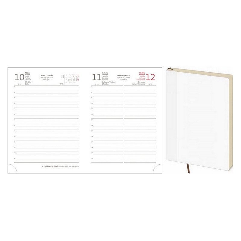 DIÁŘ 2025 DENNÍ NÁHRADNÍ NÁPLŇ FLIP B6