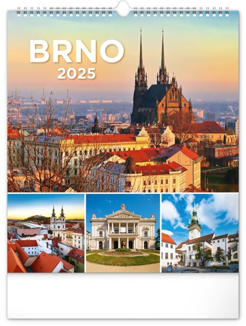 NÁSTĚNNÝ KALENDÁŘ 2025 BRNO