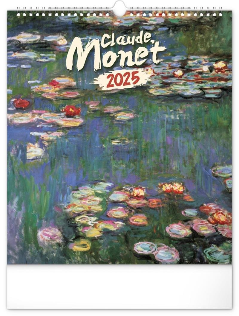 2025 CLAUDE MONET NÁSTĚNNÝ