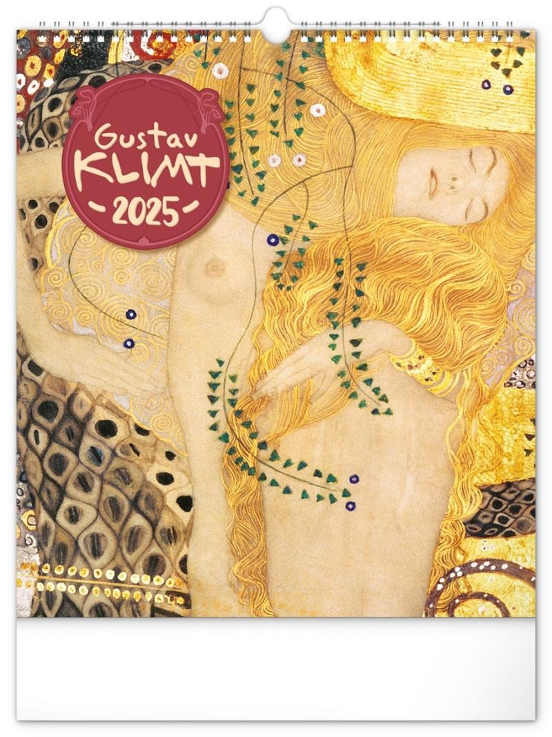 2025 GUSTAV KLIMT NÁSTĚNNÝ