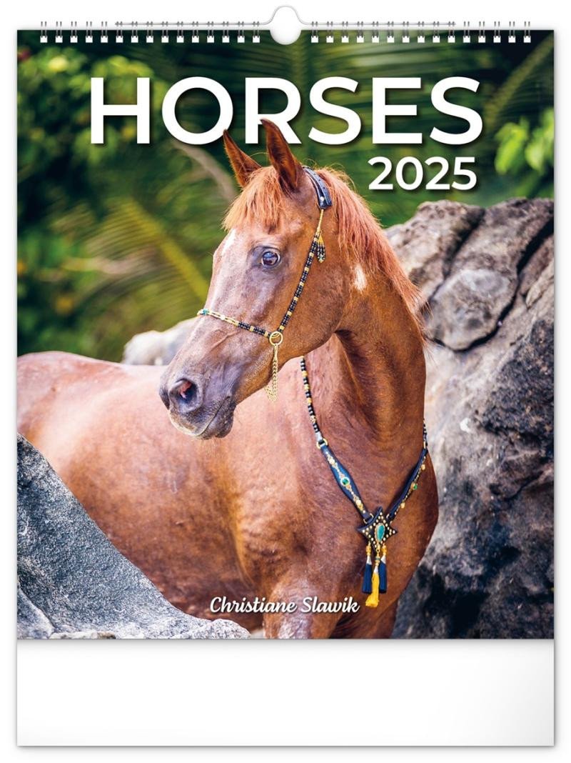 HORSES 2025 KALENDÁŘ NÁSTĚNNÝ