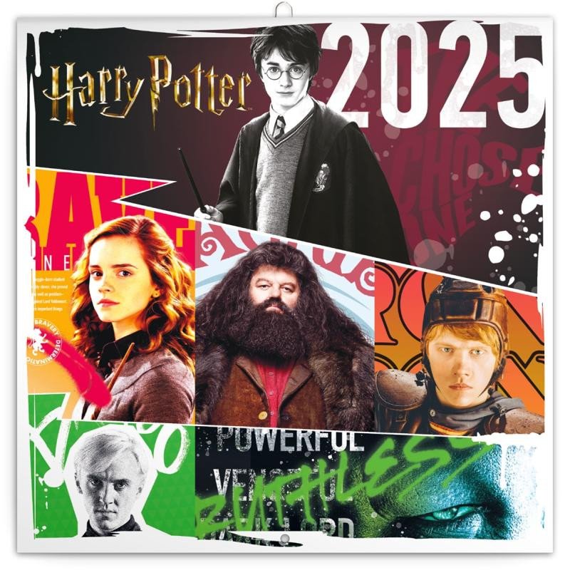 2025 HARRY POTTER NÁSTĚNNÝ POZNÁMKOVÝ