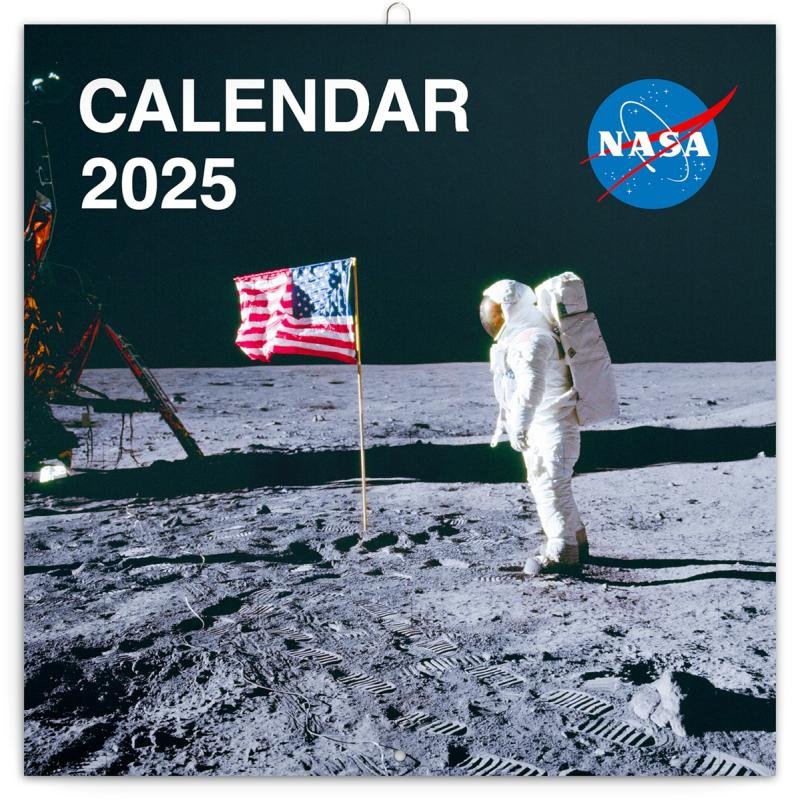 KALENDÁŘ 2025 POZNÁMKOVÝ NASA  (30X30)