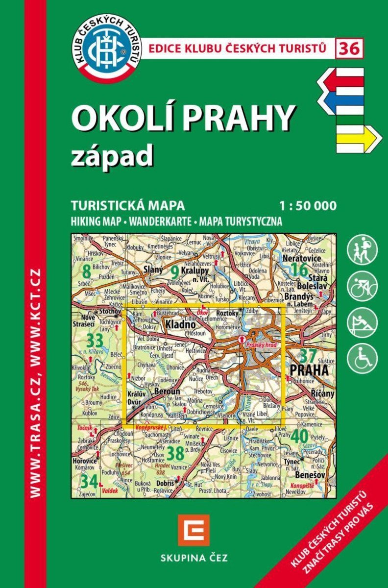 OKOLÍ PRAHY - ZÁPAD 1:50 000