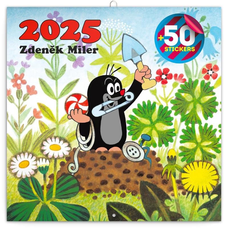 2025 KRTEČEK NÁSTĚNNÝ POZNÁMKOVÝ