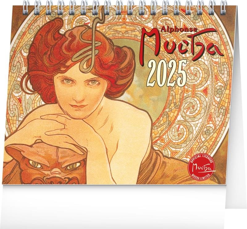 STOLNÍ KALENDÁŘ 2025 ALFONS MUCHA