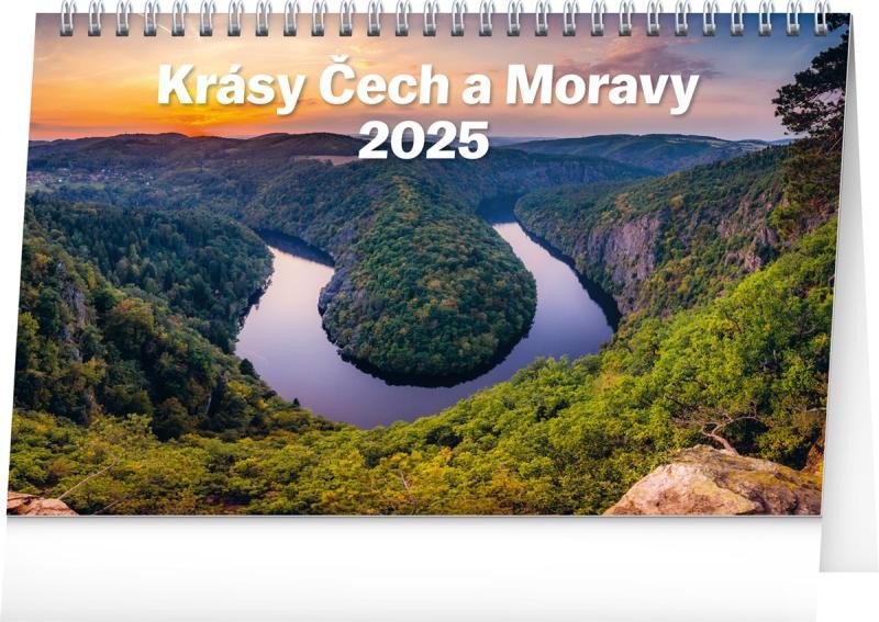 KALENDÁŘ KRÁSY ČECH A MORAVY 2025 STOLNÍ