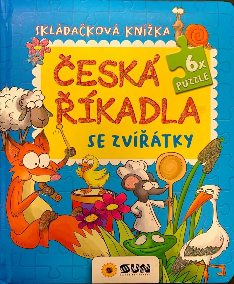 ČESKÁ ŘÍKADLA SE ZVÍŘÁTKY 6X PUZZLE