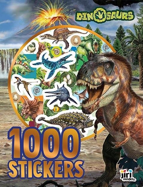 DINOSAUŘI 1000 SAMOLEPEK V SEŠITU