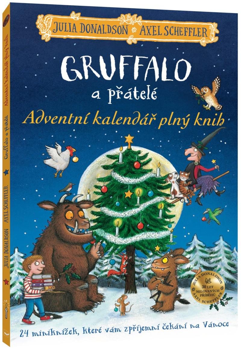 GRUFFALO A PŘÁTELÉ ADVENTNÍ KALENDÁŘ PLNÝ KNIH