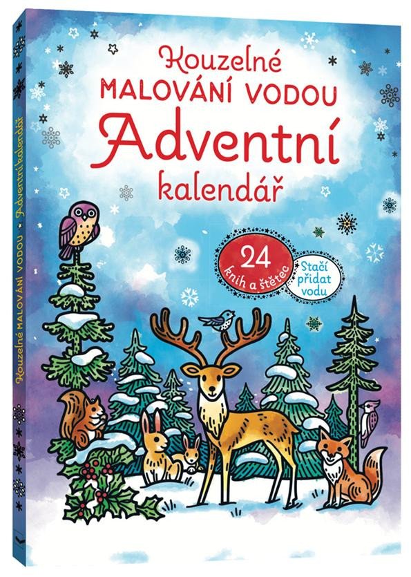 KOUZELNÉ MALOVÁNÍ VODOU ADVENTNÍ KALENDÁŘ