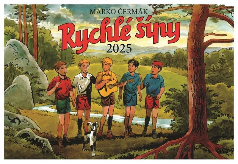 RYCHLÉ ŠÍPY 2025 NÁSTĚNNÝ KALENDÁŘ