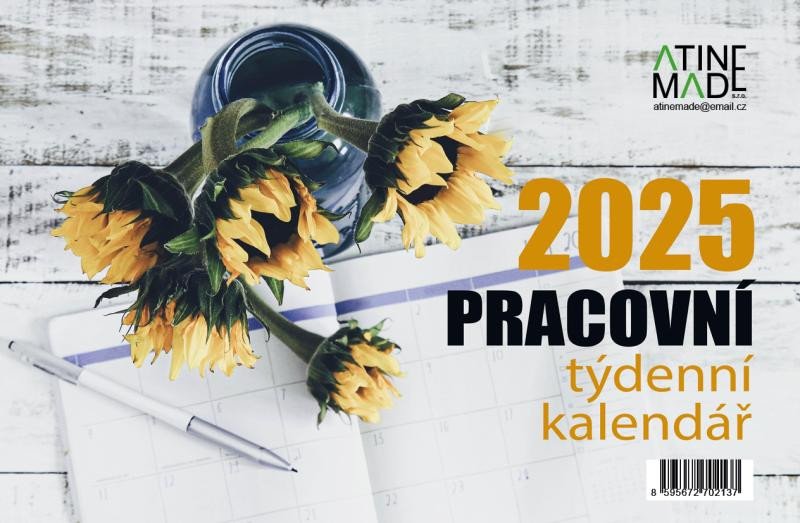 STOLNÍ KALENDÁŘ 2025 PRACOVNÍ TÝDENNÍ VELKÝ