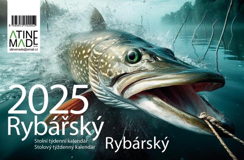 STOLNÍ KALENDÁŘ 2025 RYBÁŘSKÝ