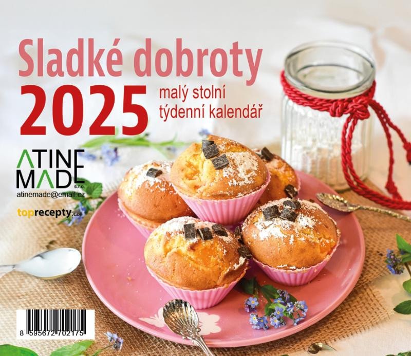 KALENDÁŘ 2025 SLADKÉ DOBROTY, STOLNÍ, TÝ