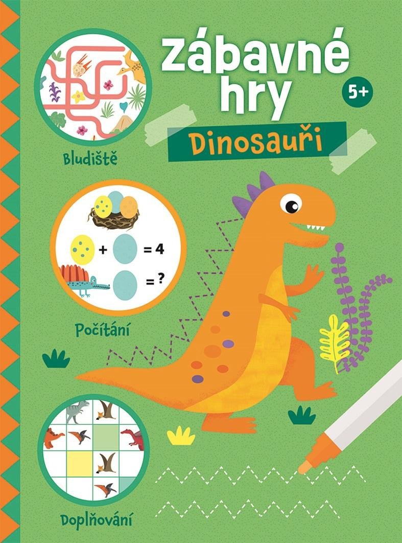 ZÁBAVNÉ HRY DINOSAUŘI 5+