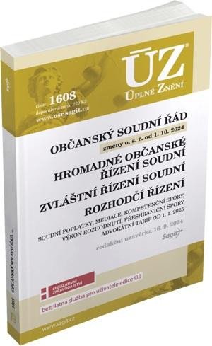 ÚZ 1608 OBČANSKÝ SOUDNÍ ŘÁD, ZVLÁŠTNÍ ŘÍ