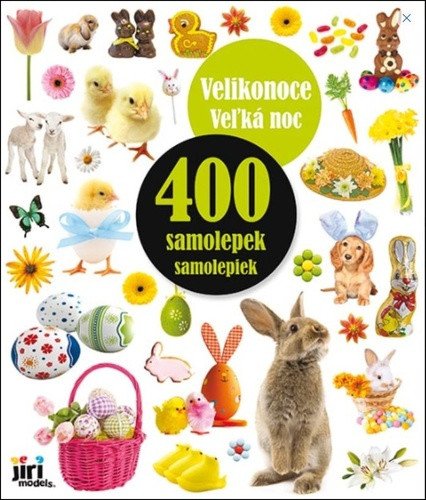 Obálka knihy 400 SAMOLEPEK VELIKONOCE od autora <br>