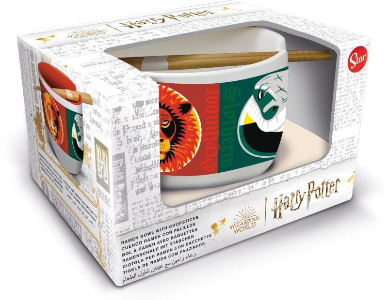 HARRY POTTER RAMEN MISKA A HŮLKY DÁRKOVÝ SET