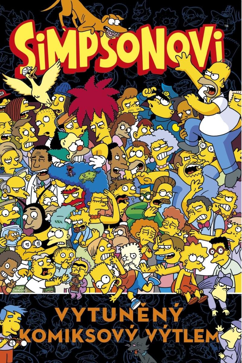 SIMPSONOVI VYTUNĚNÝ KOMIKSOVÝ VÝTLEM