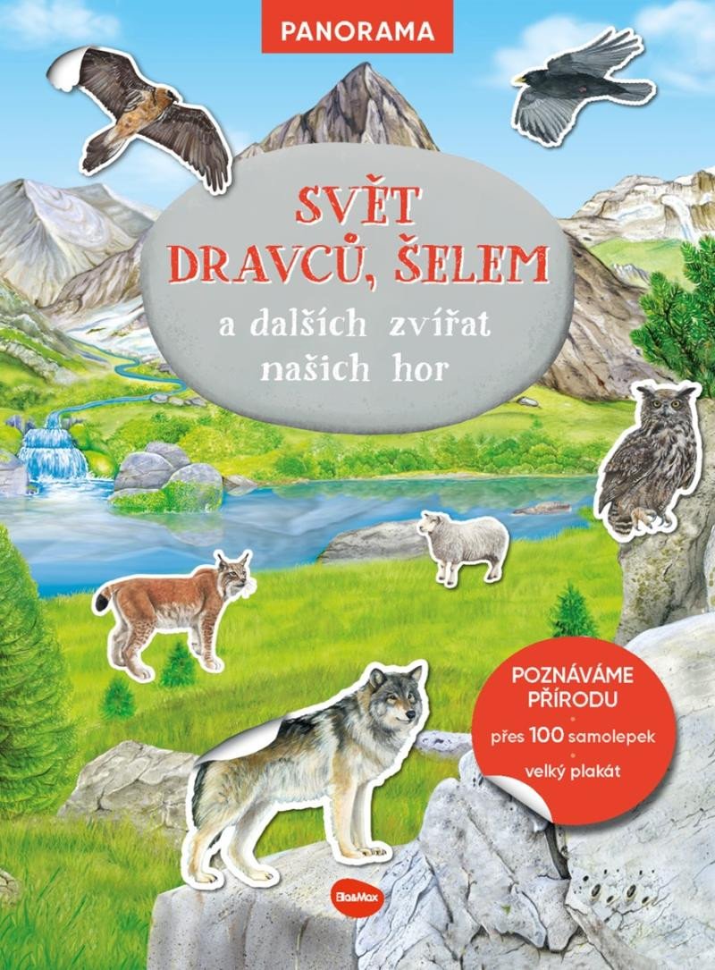 SVĚT DRAVCŮ, ŠELEM A DALŠÍCH ZVÍŘAT NAŠICH HOR [PLAKÁT+SAMOL