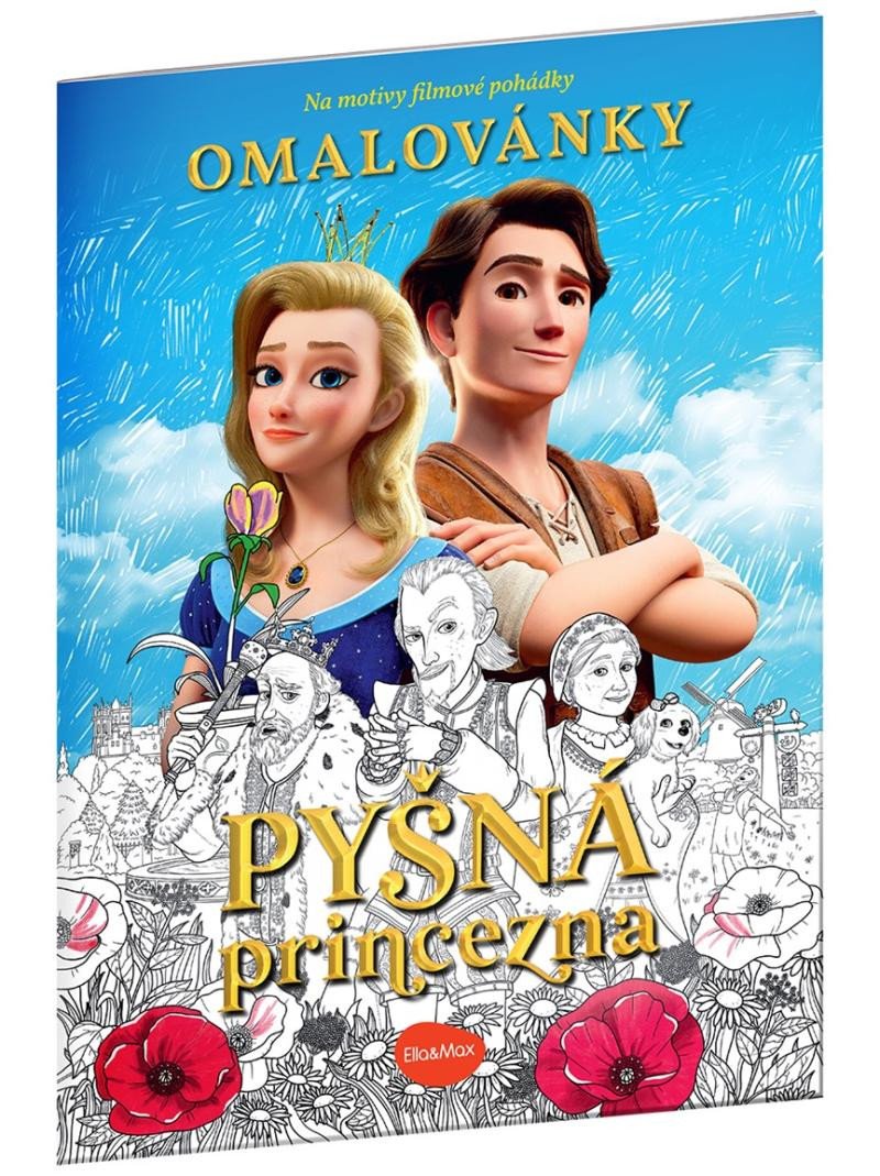 OMALOVÁNKY PYŠNÁ PRINCEZNA