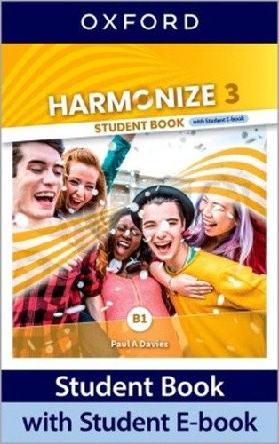 Obálka knihy HARMONIZE 3 STUDENT BOOK WITH E-BOOK od autora Davies Paul A
