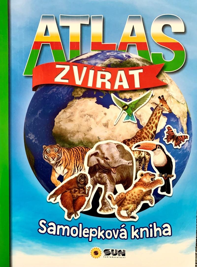 ATLAS ZVÍŘAT - SAMOLEPKOVÁ KNIHA