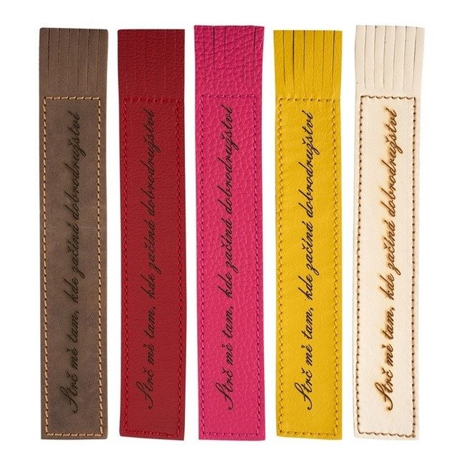 Obálka knihy KOŽENÁ ZÁLOŽKA STRČ MĚ TAM, KDE od autora <br>