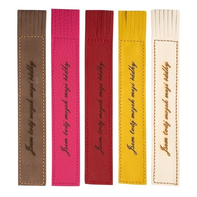 Obálka knihy KOŽENÁ ZÁLOŽKA JSEM TVŮJ MOZEK od autora <br>